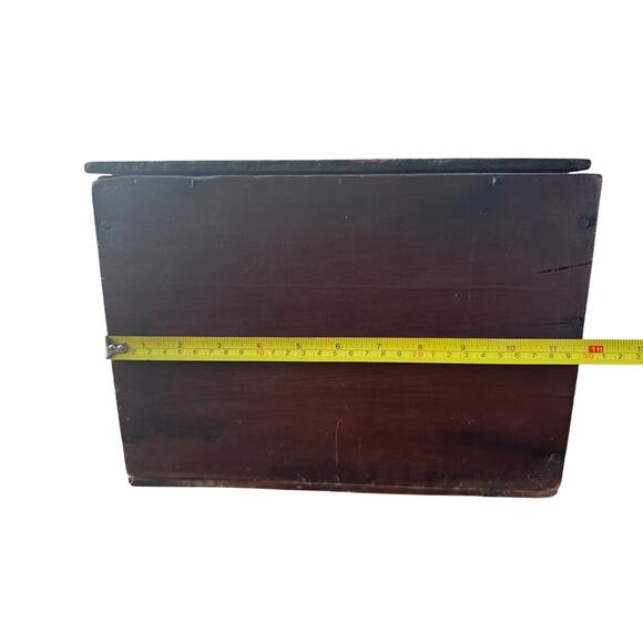 Antique Lithograph Toy Box “Three Dozen” Victorian Doll Box Painted Design RARE - Picture 5 of 6